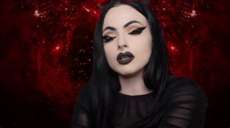 Most goths love dark colors, including black, purple, and red. . Joi goth